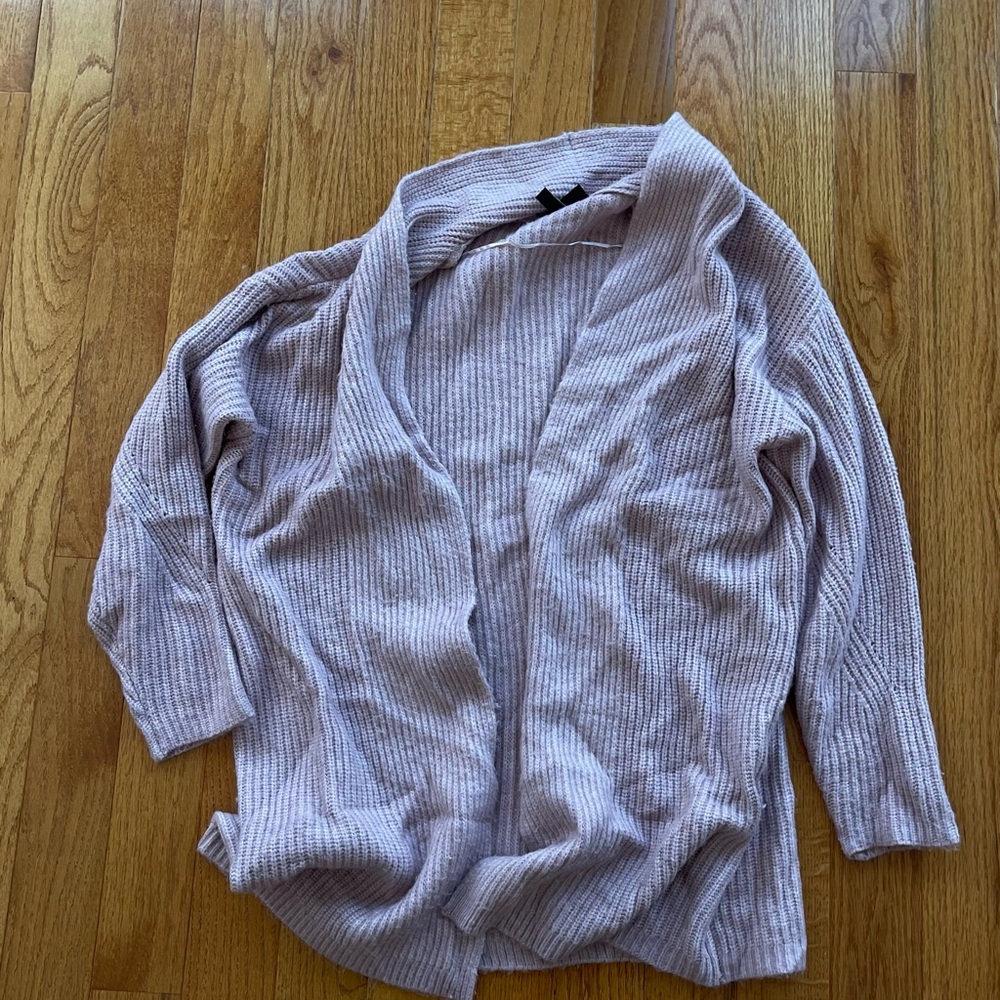 Lane Bryant Rose colored cardigan. Soft material